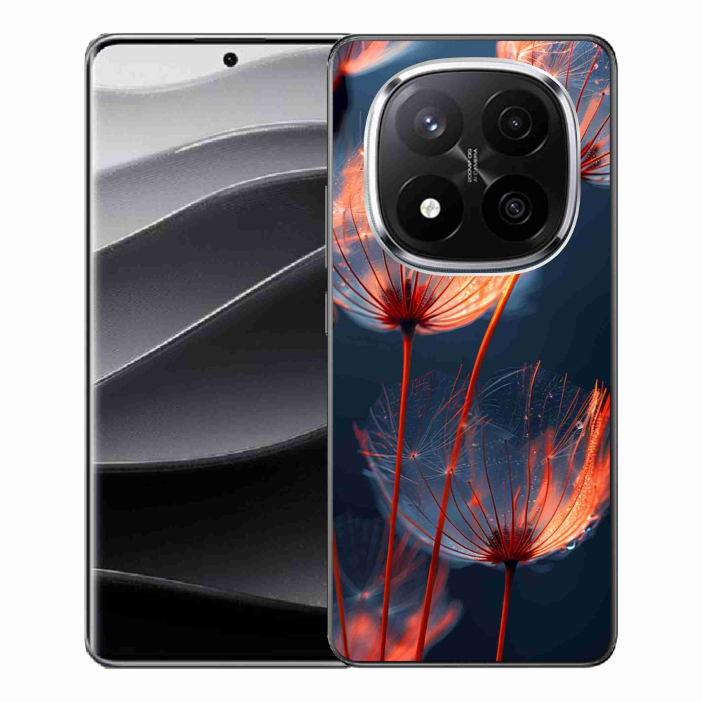 Gelový kryt mmCase na Xiaomi Redmi Note 14 Pro+ 5G - světélkující chmýří