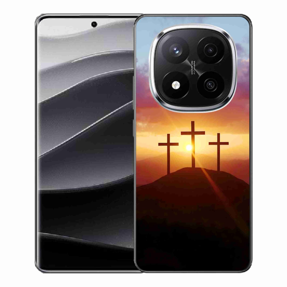 Gelový kryt mmCase na Xiaomi Redmi Note 14 Pro+ 5G - tři kříže