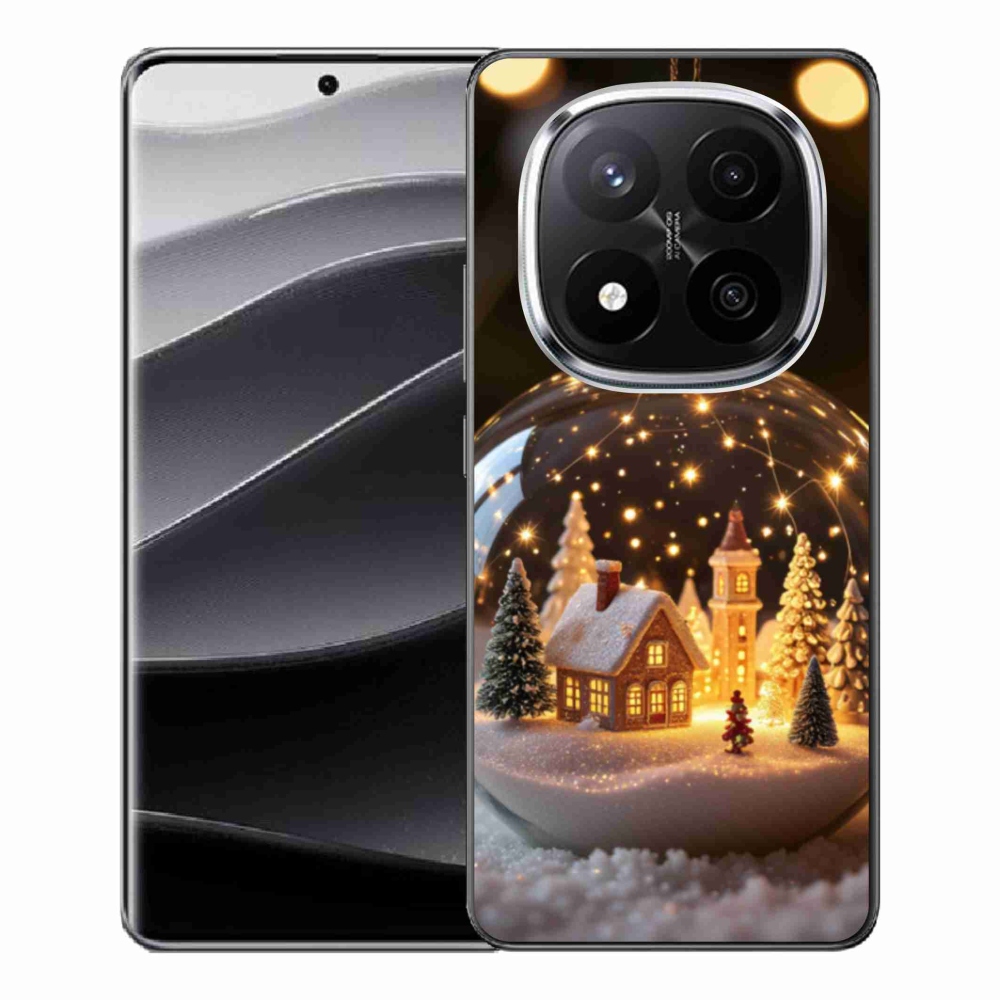 Gelový kryt mmCase na Xiaomi Redmi Note 14 Pro+ 5G - vánoční koule 3