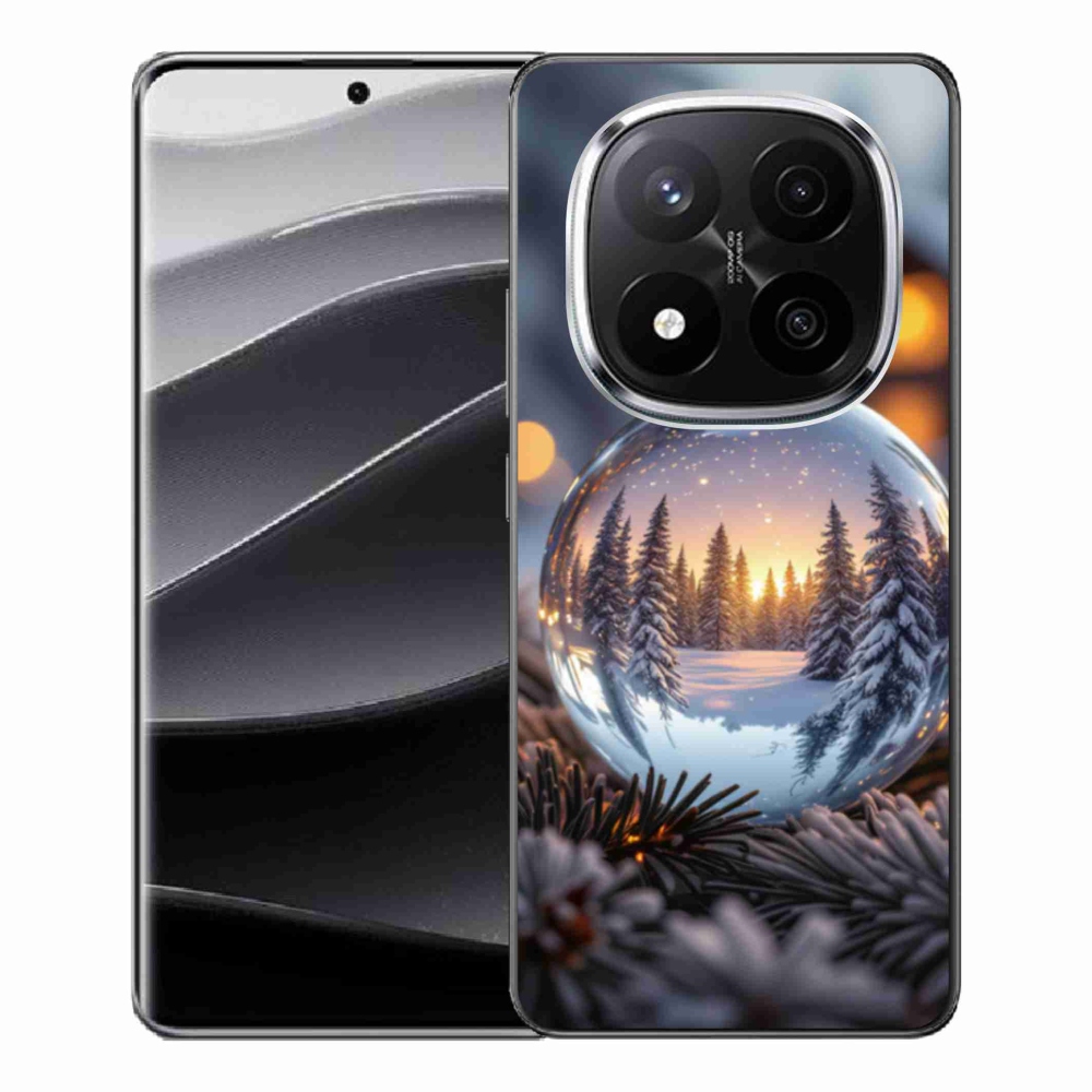 Gelový kryt mmCase na Xiaomi Redmi Note 14 Pro+ 5G - vánoční ozdoba