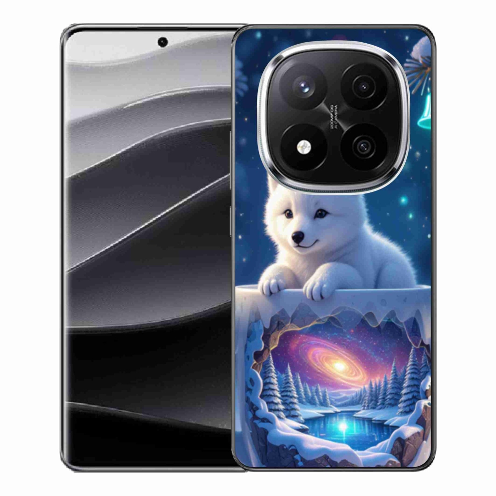 Gelový kryt mmCase na Xiaomi Redmi Note 14 Pro+ 5G - vánoční štěně