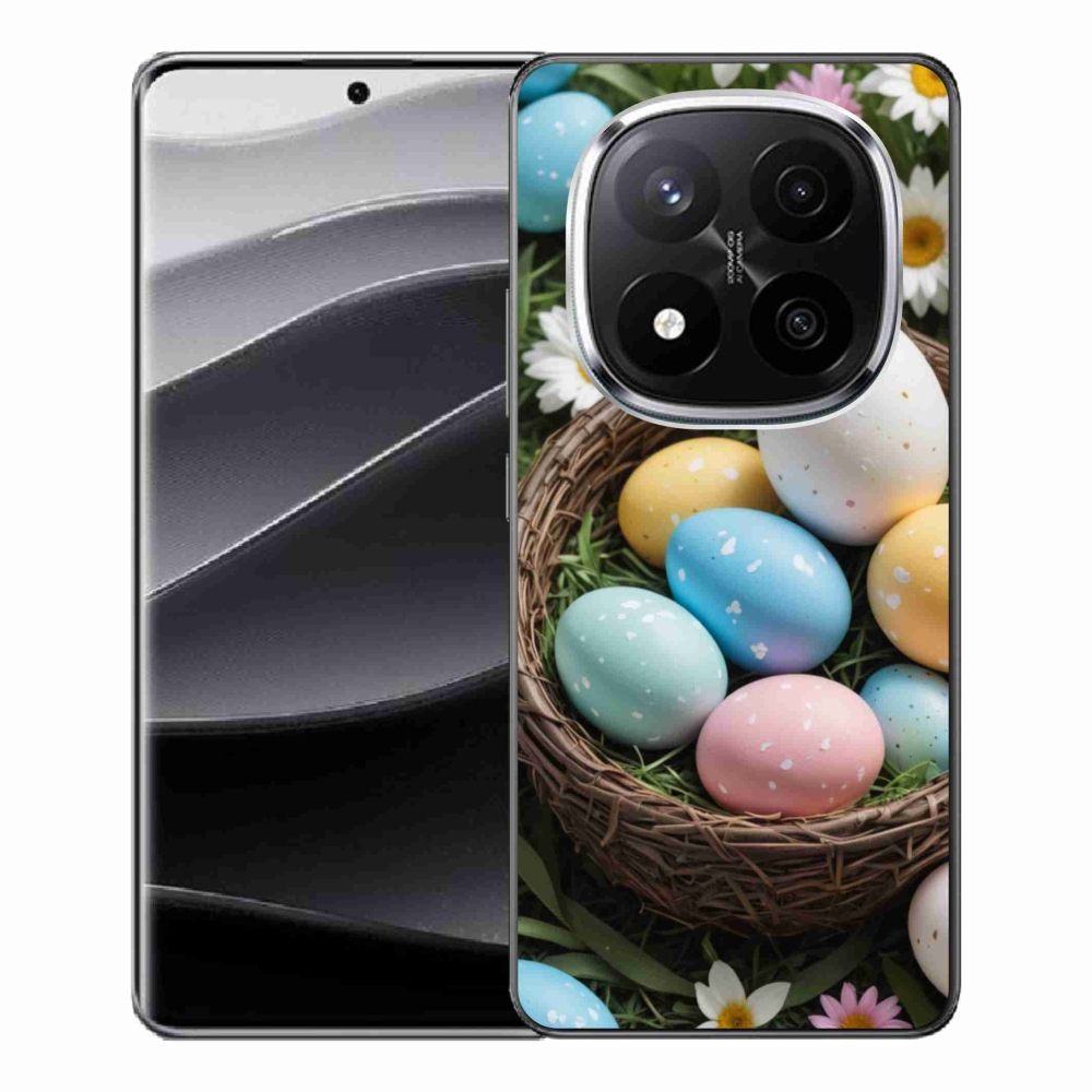 Gelový kryt mmCase na Xiaomi Redmi Note 14 Pro+ 5G - velikonoční vajíčka 2