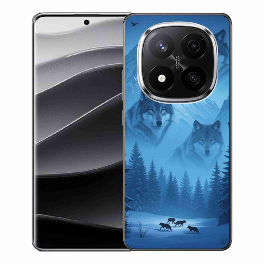 Gelový kryt mmCase na Xiaomi Redmi Note 14 Pro+ 5G - vlčí smečka