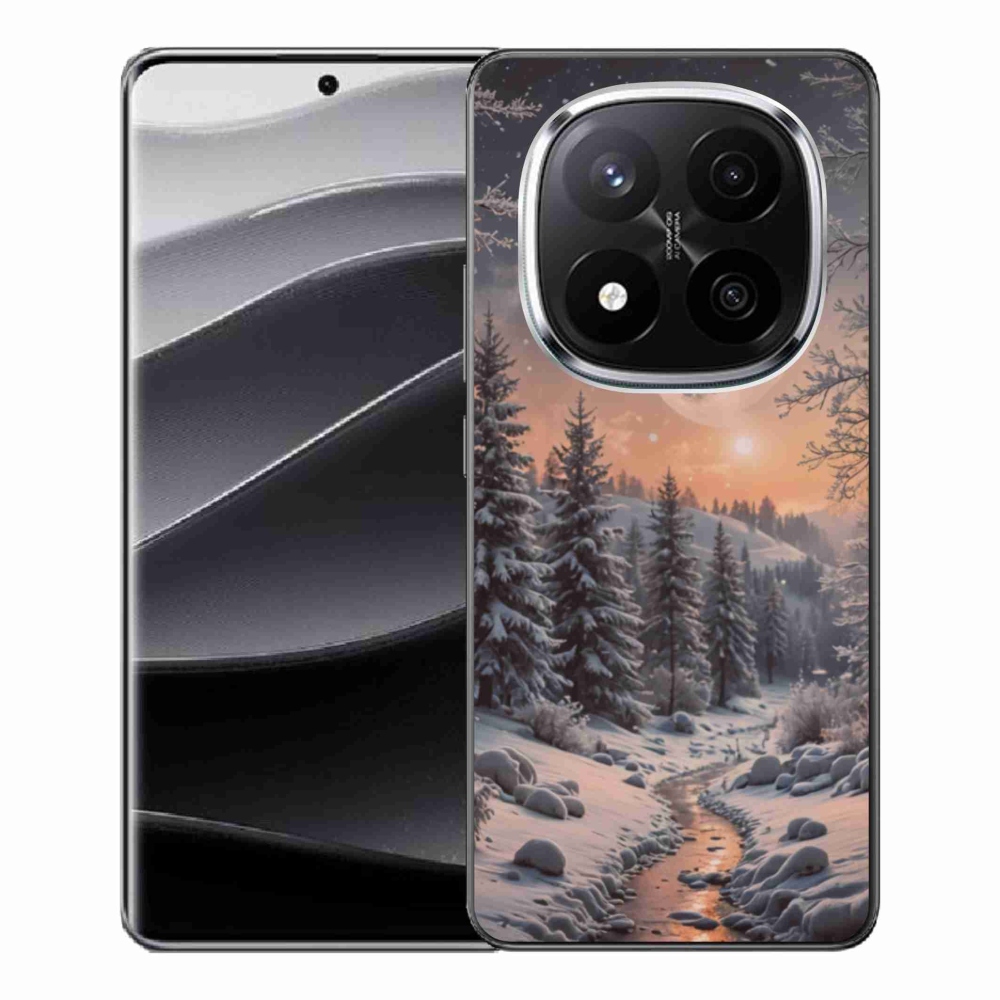 Gelový kryt mmCase na Xiaomi Redmi Note 14 Pro+ 5G - zimní krajina 2