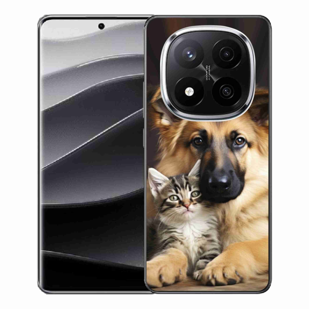 Gelový kryt mmCase na Xiaomi Redmi Note 14 Pro+ 5G - zvířecí přátelství