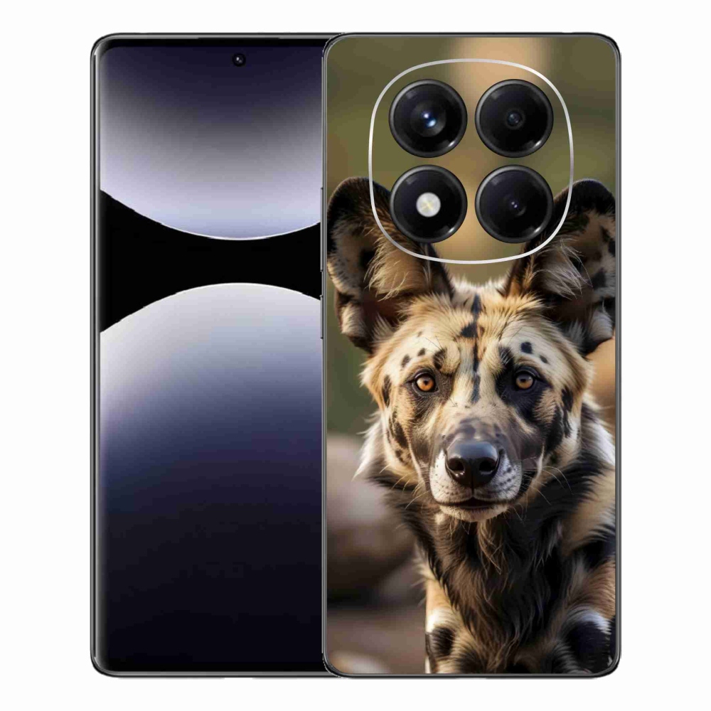 Gelový kryt mmCase na Xiaomi Redmi Note 14 Pro - africký divoký pes
