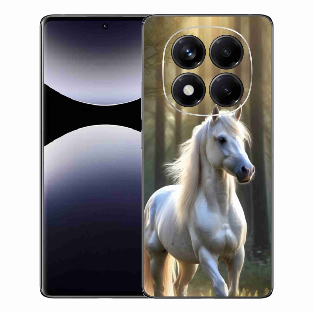 Gelový kryt mmCase na Xiaomi Redmi Note 14 Pro - bílý kůň 3