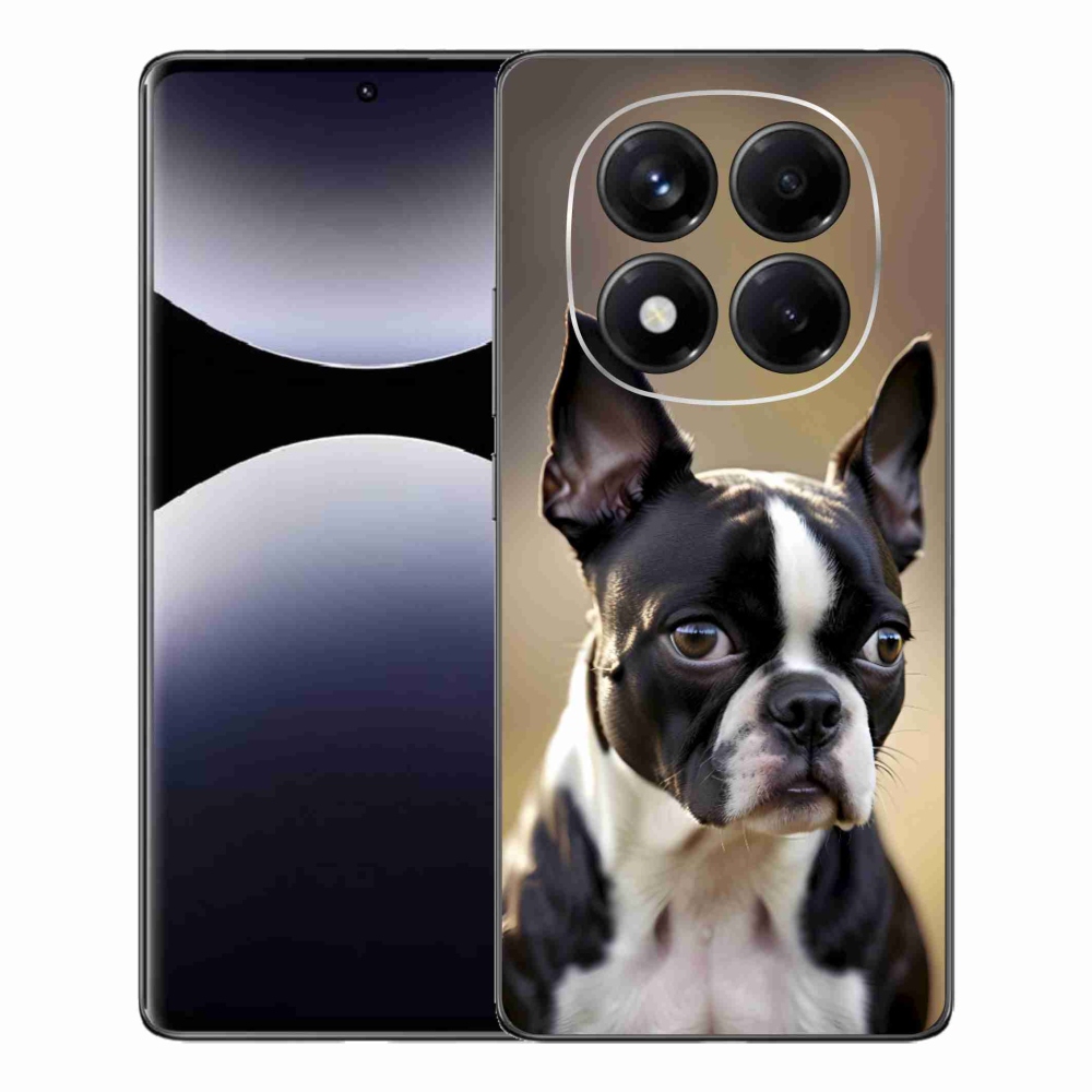 Gelový kryt mmCase na Xiaomi Redmi Note 14 Pro - bostonský teriér