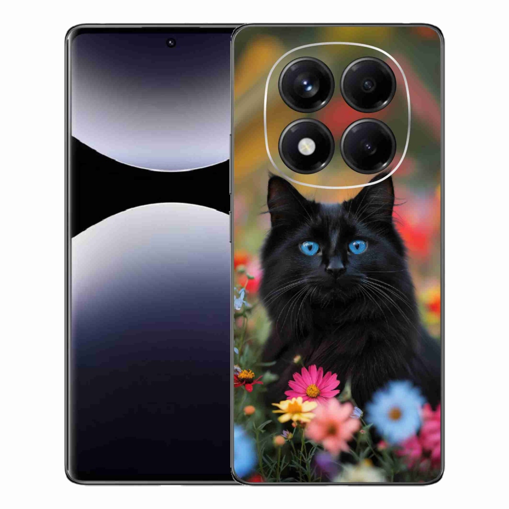 Gelový kryt mmCase na Xiaomi Redmi Note 14 Pro - černé kotě 4