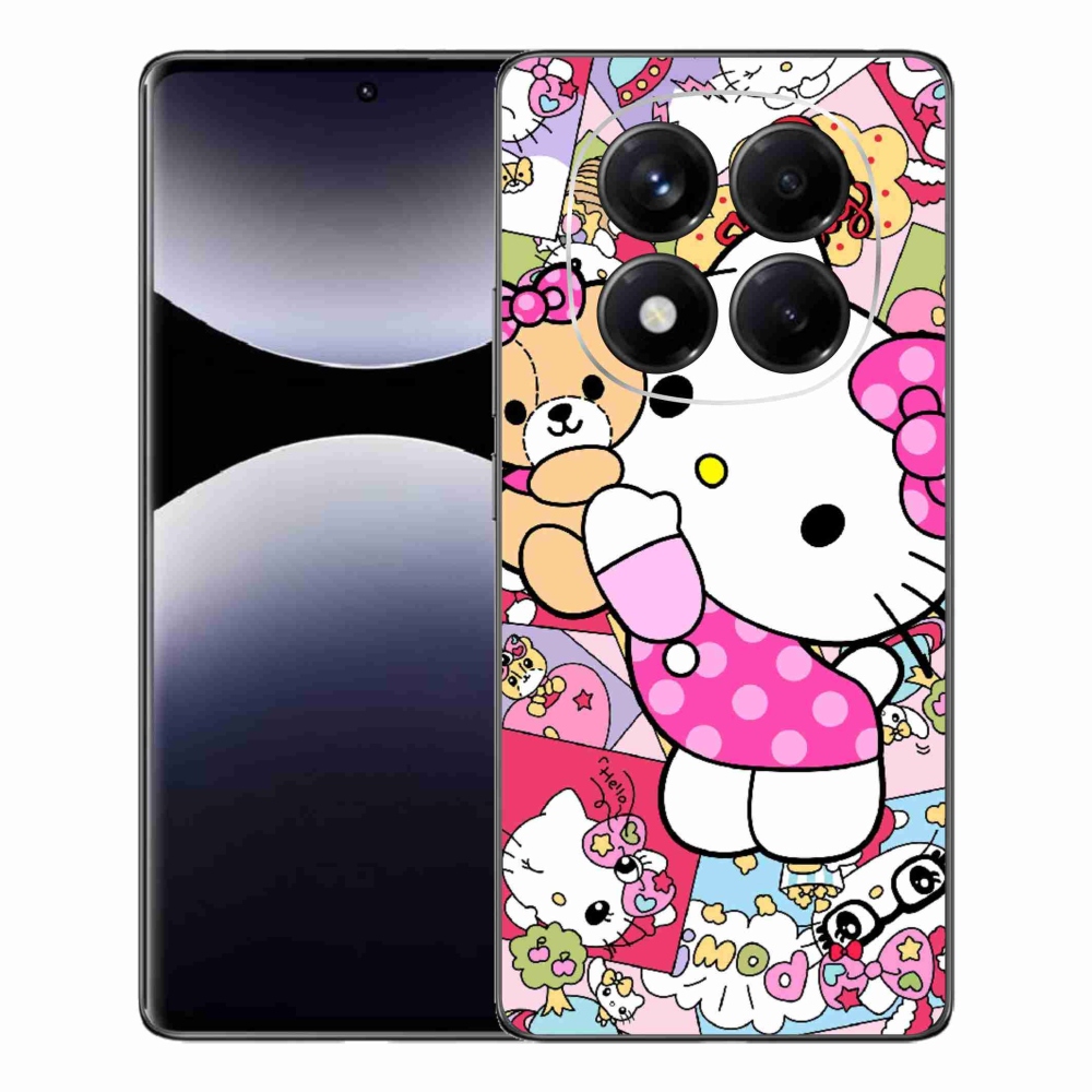Gelový kryt mmCase na Xiaomi Redmi Note 14 Pro - cute kitty