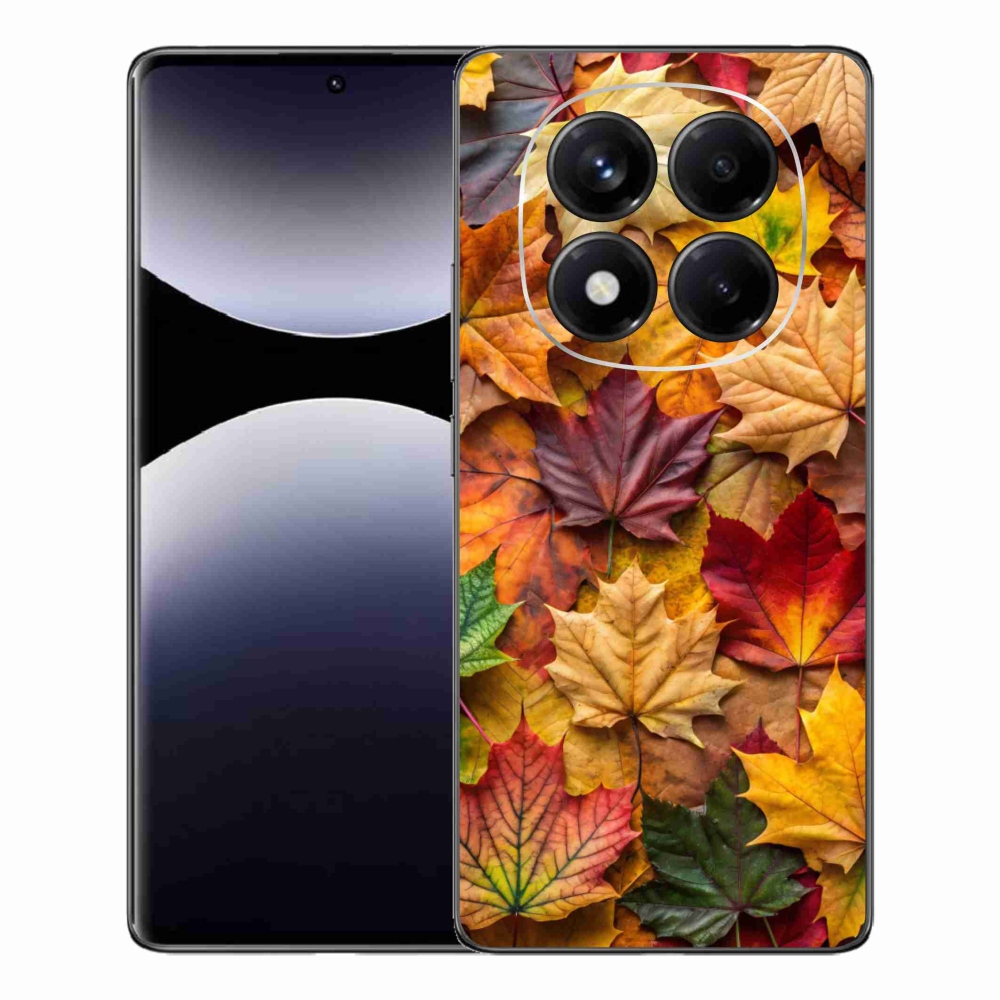 Gelový kryt mmCase na Xiaomi Redmi Note 14 Pro - javorové listy 2