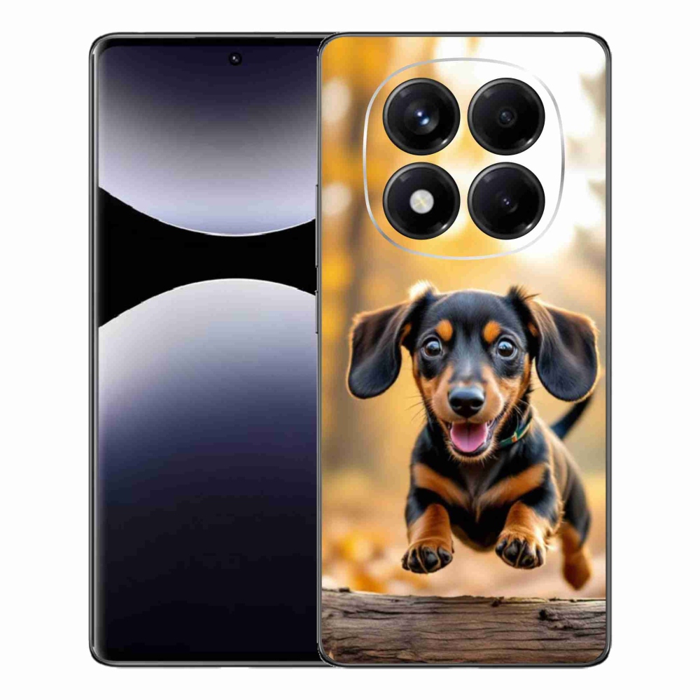 Gelový kryt mmCase na Xiaomi Redmi Note 14 Pro - jezevčík 2