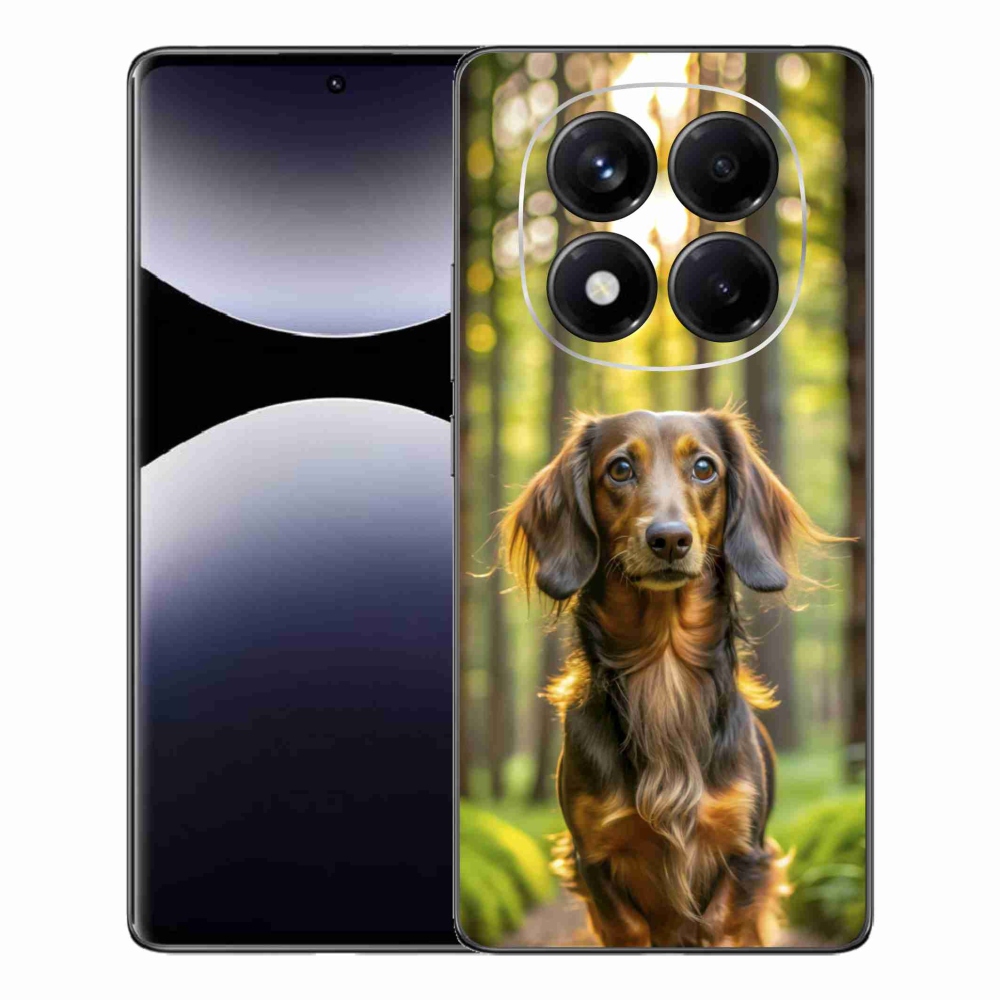 Gelový kryt mmCase na Xiaomi Redmi Note 14 Pro - jezevčík 4