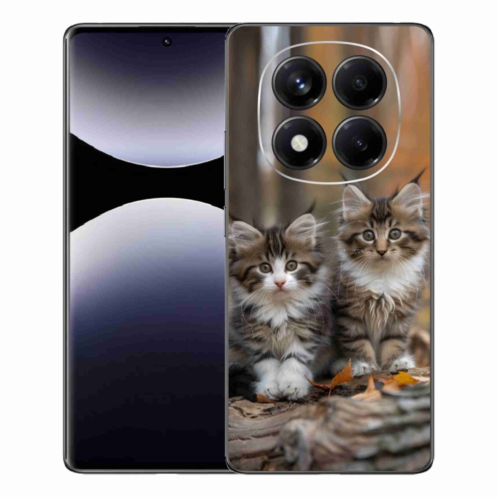 Gelový kryt mmCase na Xiaomi Redmi Note 14 Pro - kočičí duo 3