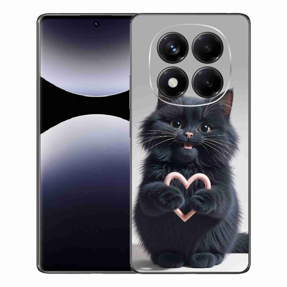 Gelový kryt mmCase na Xiaomi Redmi Note 14 Pro - kočičí láska 3