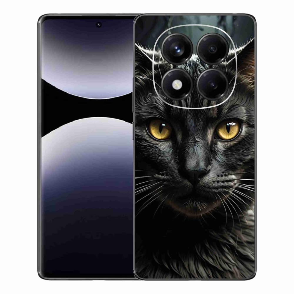 Gelový kryt mmCase na Xiaomi Redmi Note 14 Pro - kočičí pohled 3