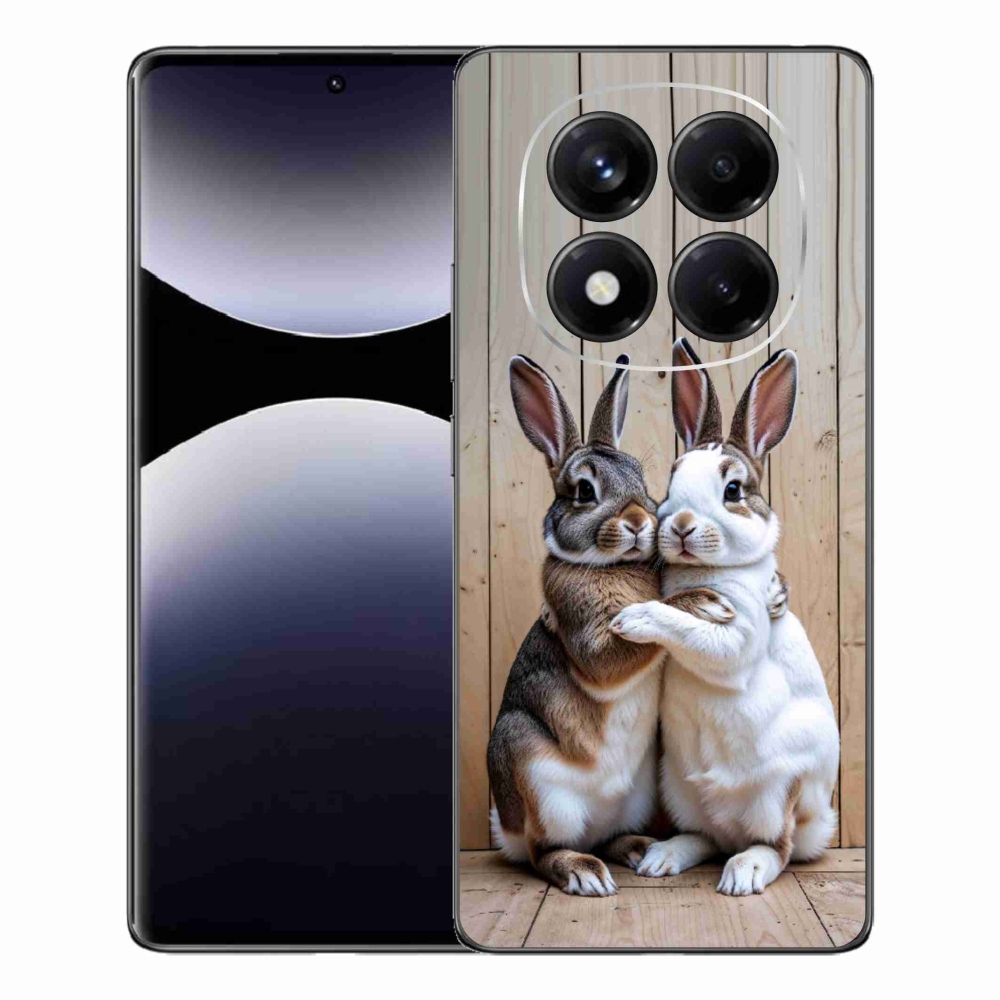 Gelový kryt mmCase na Xiaomi Redmi Note 14 Pro - králičí pár