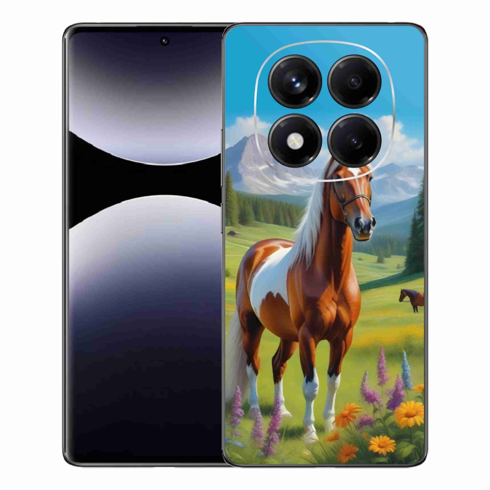 Gelový kryt mmCase na Xiaomi Redmi Note 14 Pro - kůň na louce