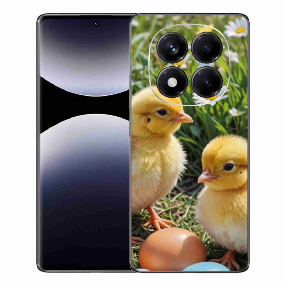 Gelový kryt mmCase na Xiaomi Redmi Note 14 Pro - kuřátka