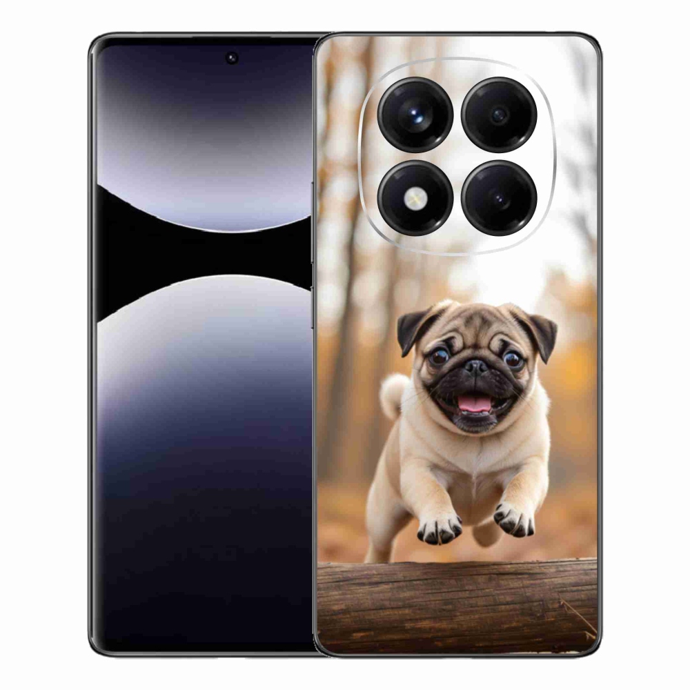 Gelový kryt mmCase na Xiaomi Redmi Note 14 Pro - mops 2