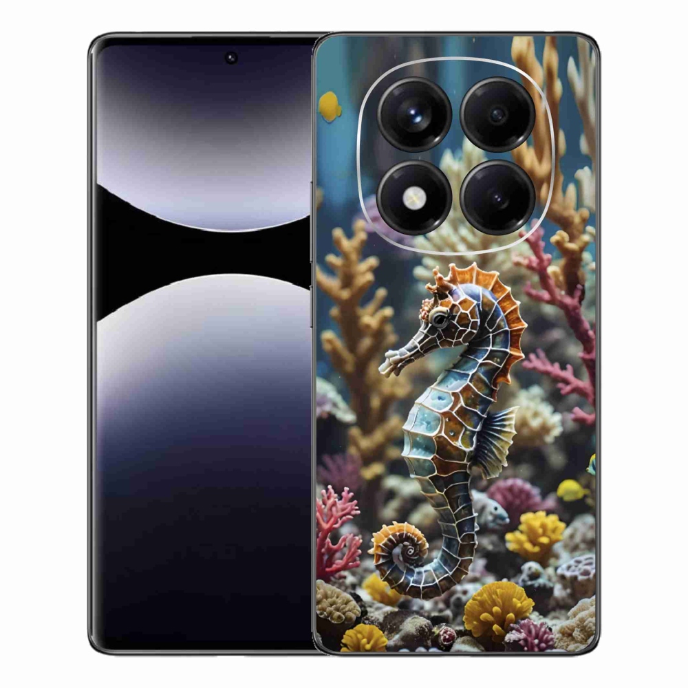 Gelový kryt mmCase na Xiaomi Redmi Note 14 Pro - mořský koník 2