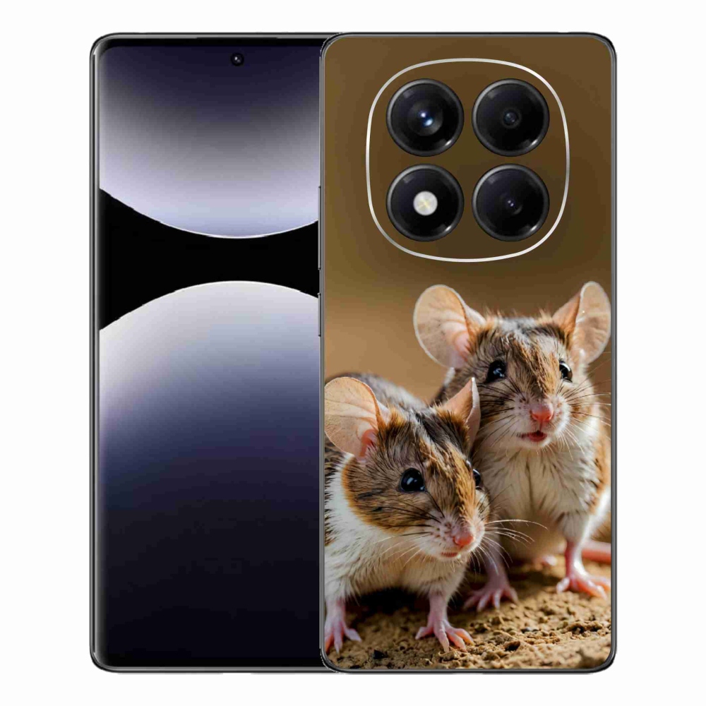 Gelový kryt mmCase na Xiaomi Redmi Note 14 Pro - myší duo