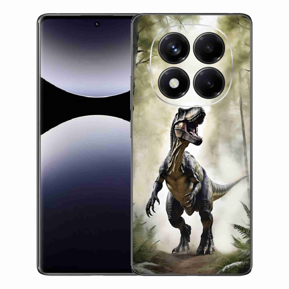 Gelový kryt mmCase na Xiaomi Redmi Note 14 Pro - naštvaný T-Rex