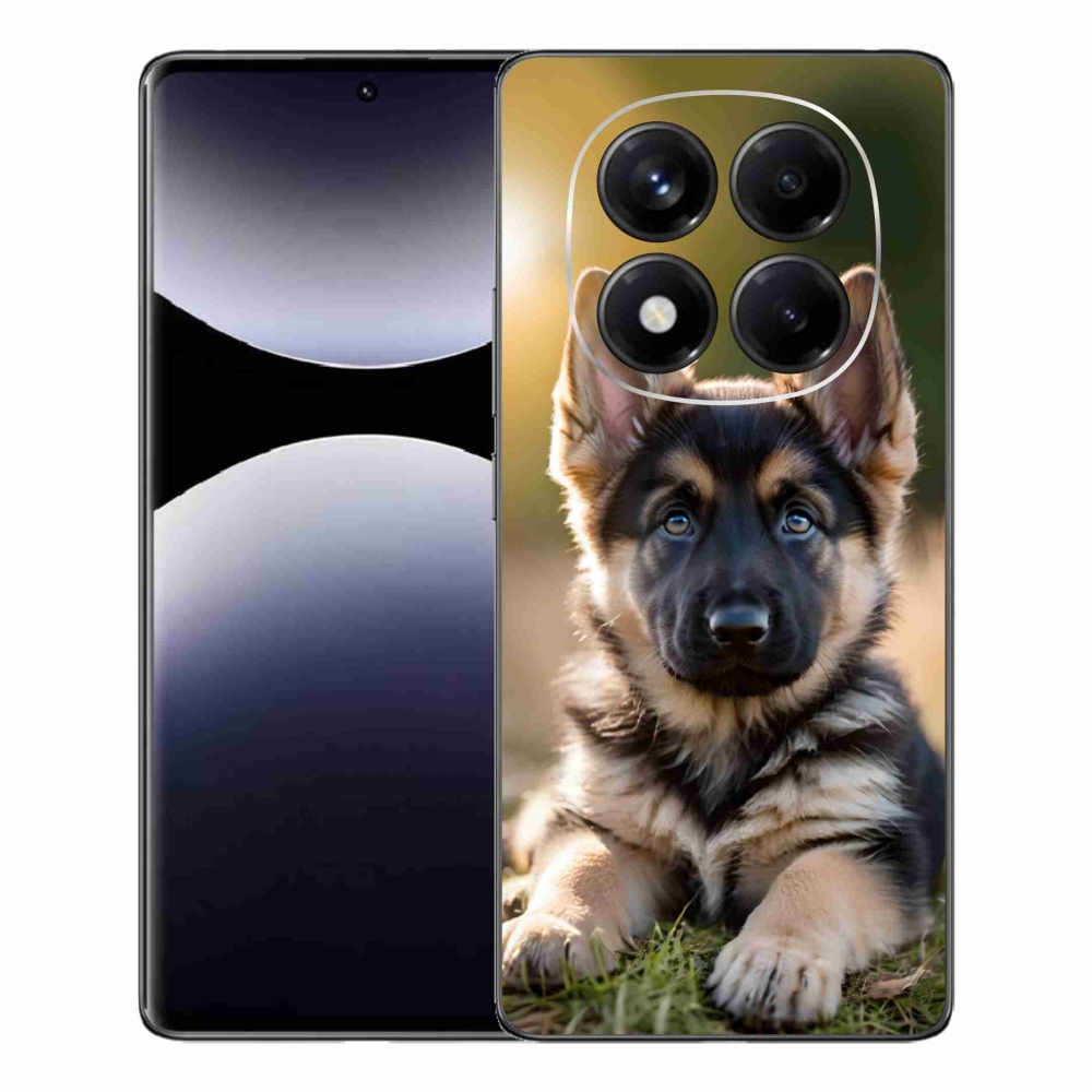 Gelový kryt mmCase na Xiaomi Redmi Note 14 Pro - německý ovčák v přírodě