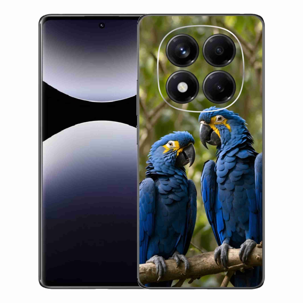 Gelový kryt mmCase na Xiaomi Redmi Note 14 Pro - papouščí duo