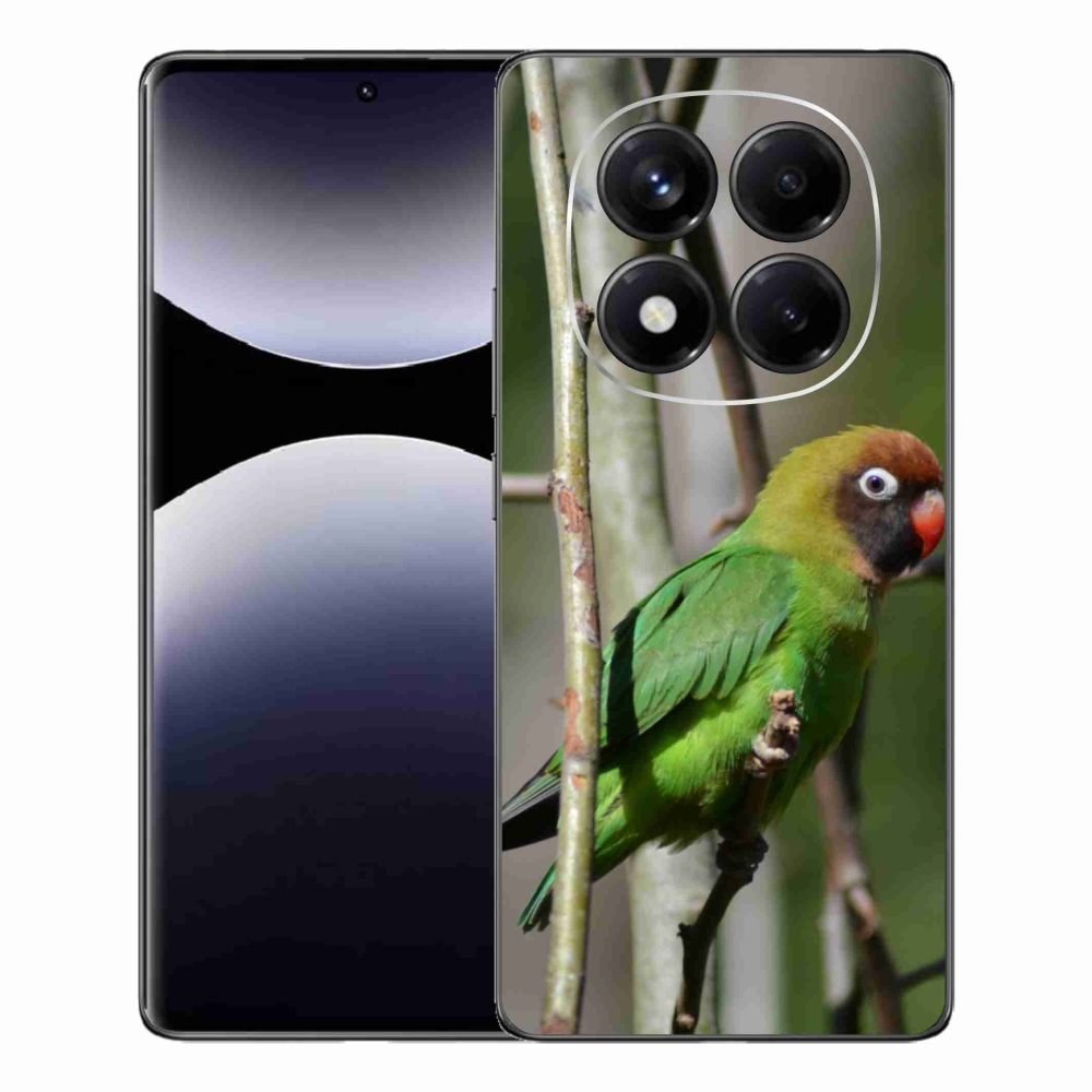 Gelový kryt mmCase na Xiaomi Redmi Note 14 Pro - papoušek agapornis