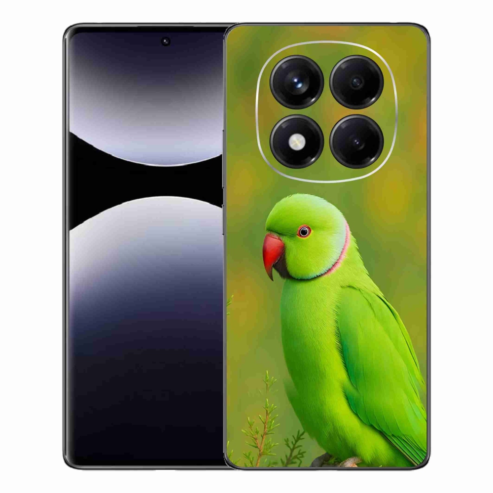 Gelový kryt mmCase na Xiaomi Redmi Note 14 Pro - papoušek alexandr 2