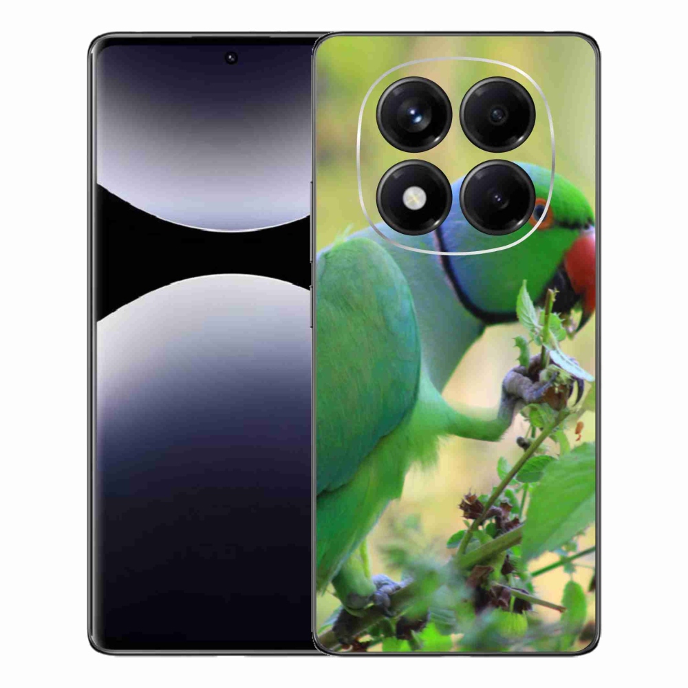 Gelový kryt mmCase na Xiaomi Redmi Note 14 Pro - papoušek alexandr