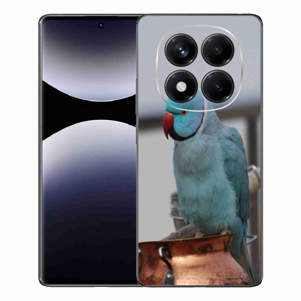 Gelový kryt mmCase na Xiaomi Redmi Note 14 Pro - papoušek alexandr modrý