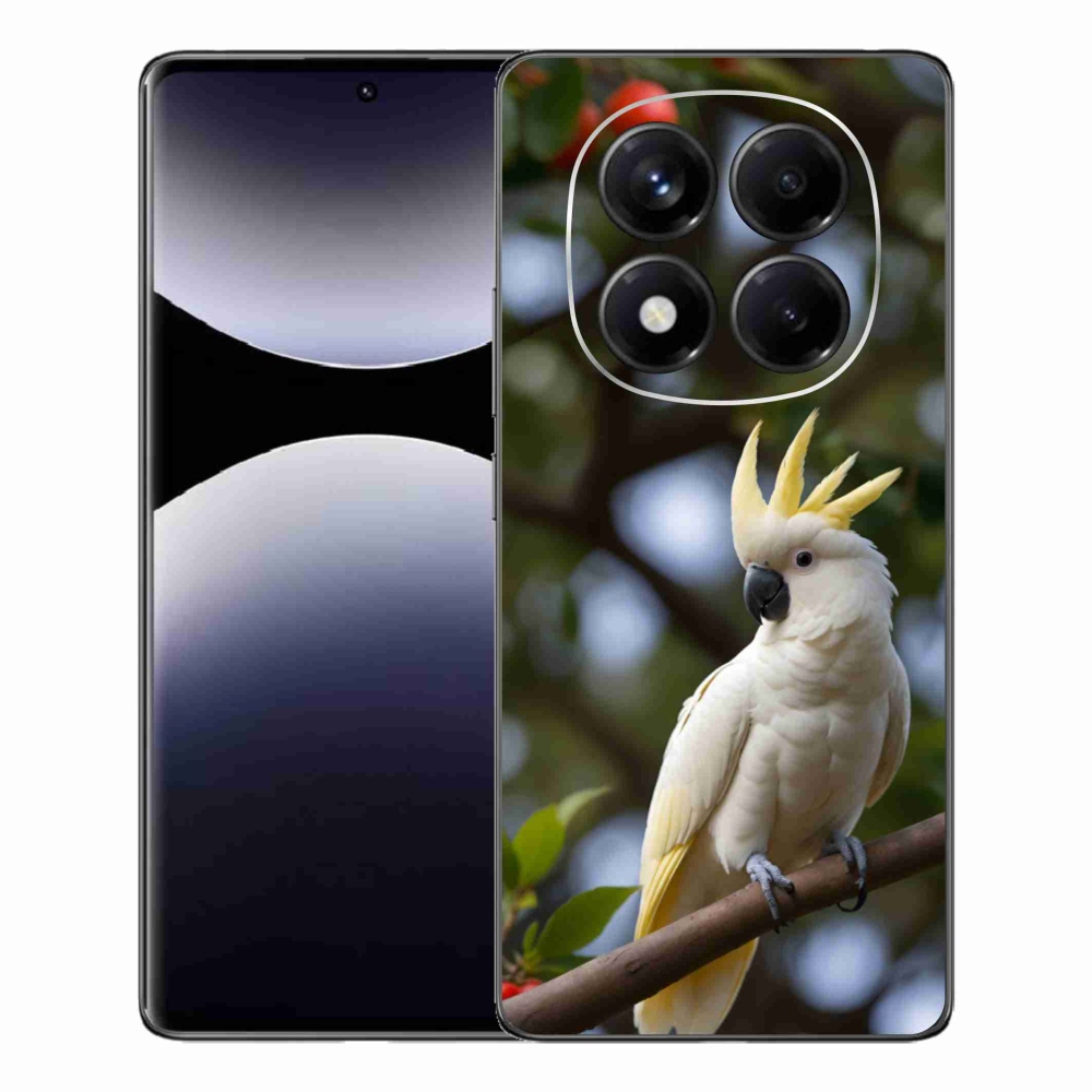 Gelový kryt mmCase na Xiaomi Redmi Note 14 Pro - papoušek kakadu 3