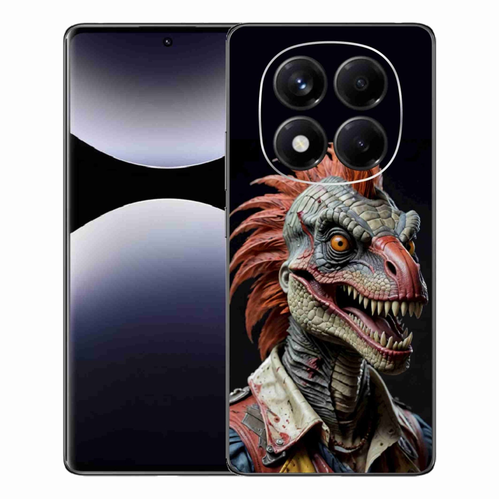 Gelový kryt mmCase na Xiaomi Redmi Note 14 Pro - punk dinosaurus