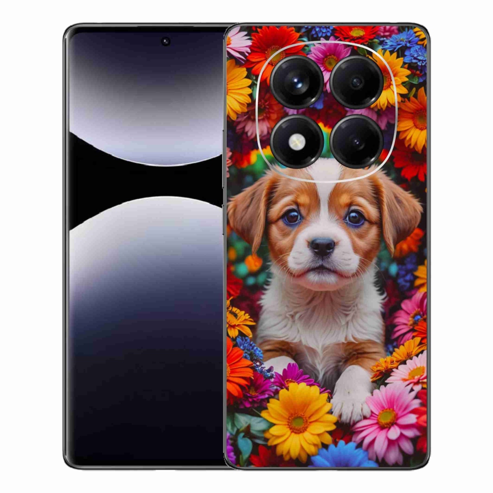 Gelový kryt mmCase na Xiaomi Redmi Note 14 Pro - roztomilé štěně