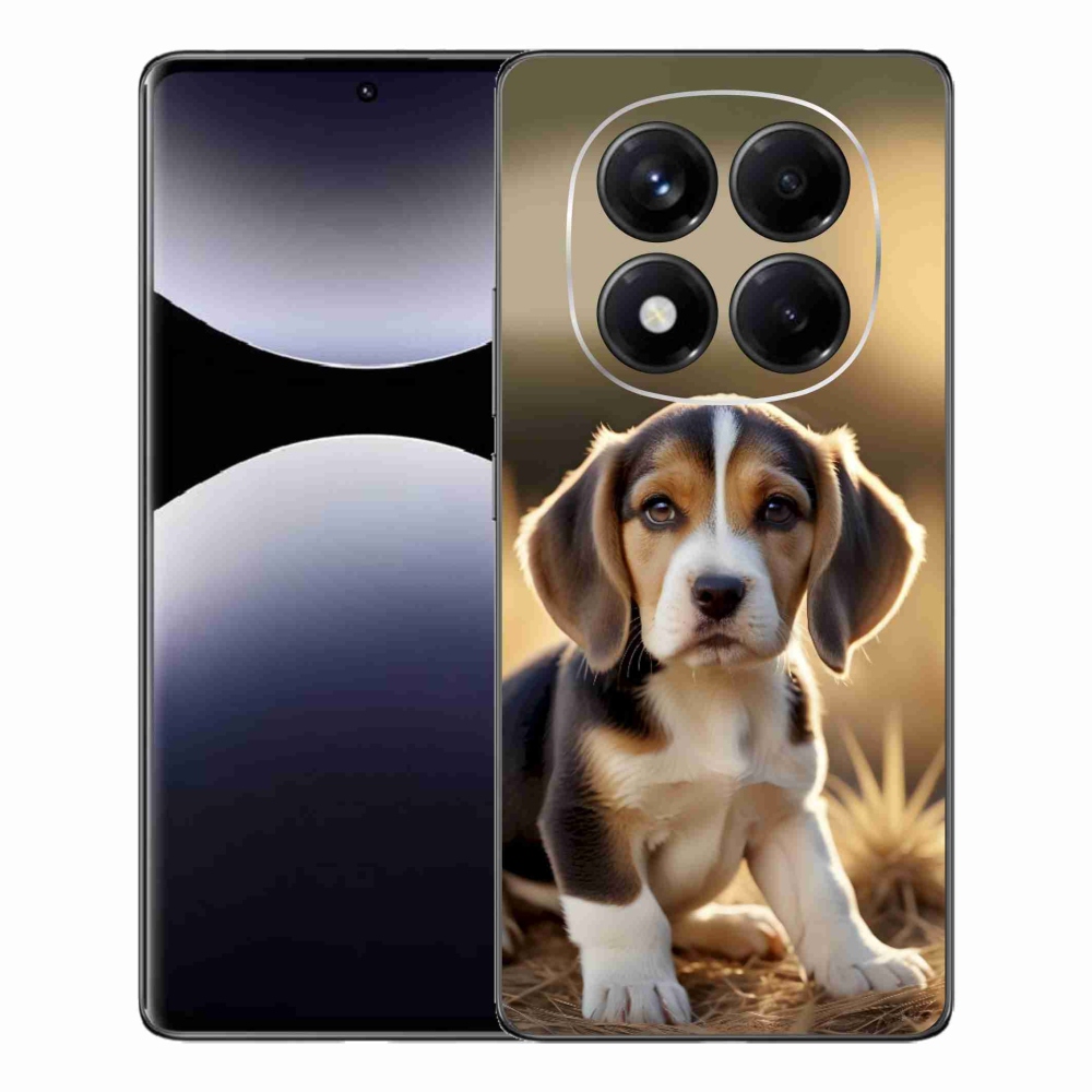 Gelový kryt mmCase na Xiaomi Redmi Note 14 Pro - roztomilý bígl