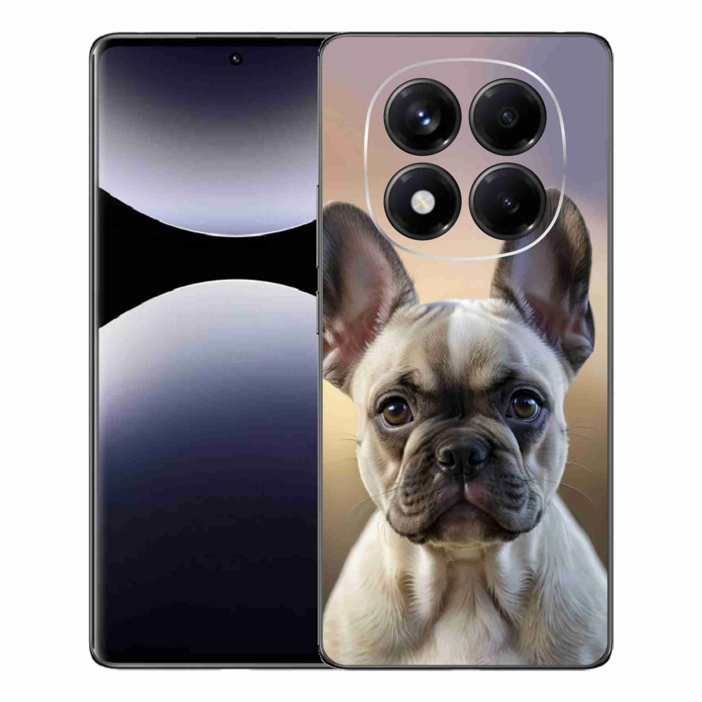 Gelový kryt mmCase na Xiaomi Redmi Note 14 Pro - roztomilý francouzský buldoček