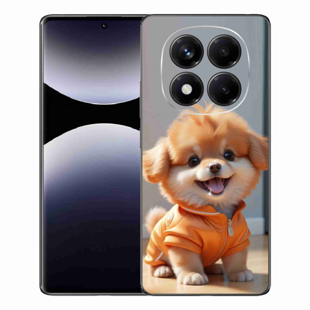 Gelový kryt mmCase na Xiaomi Redmi Note 14 Pro - roztomilý pomeranian v mikině