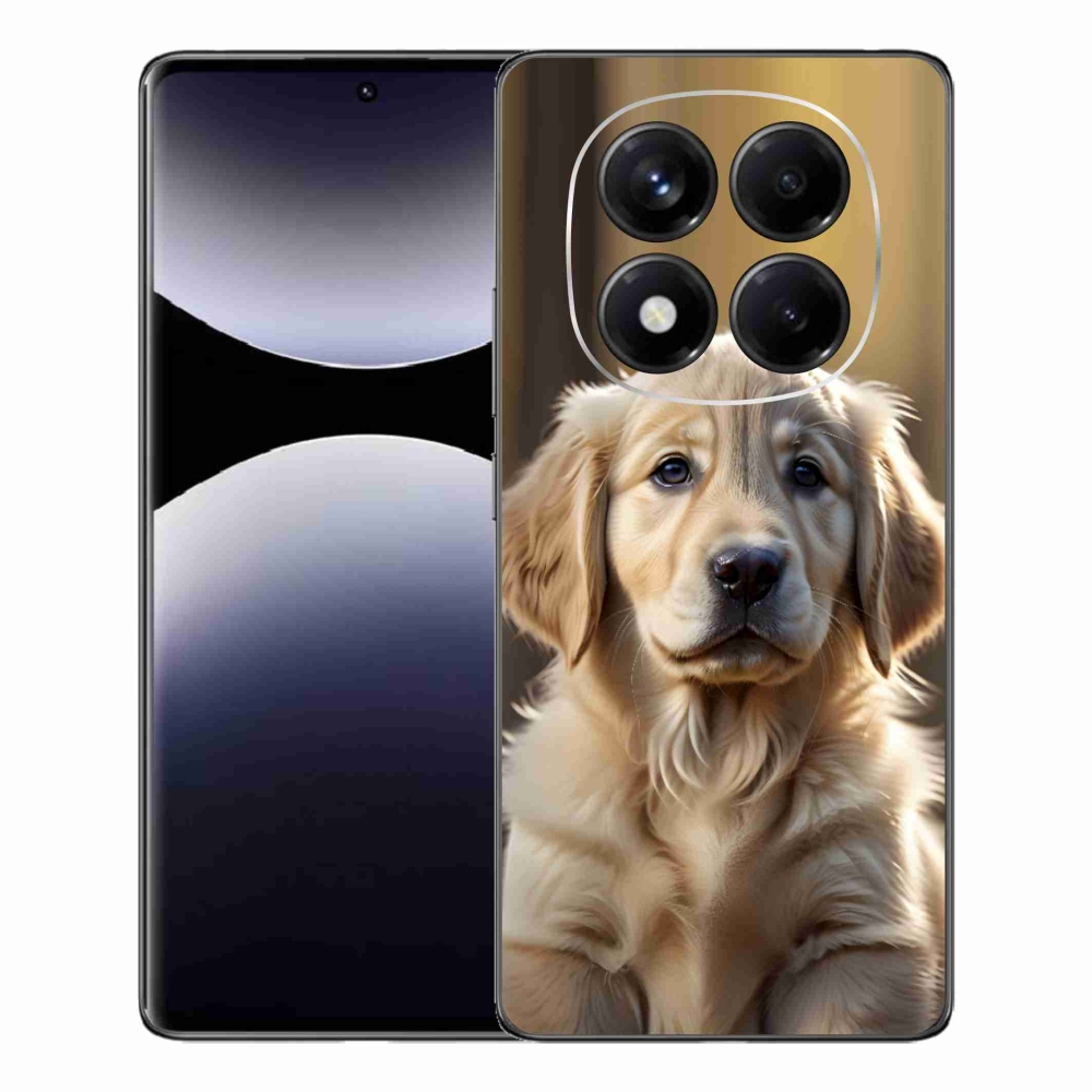 Gelový kryt mmCase na Xiaomi Redmi Note 14 Pro - roztomilý zlatý retrívr