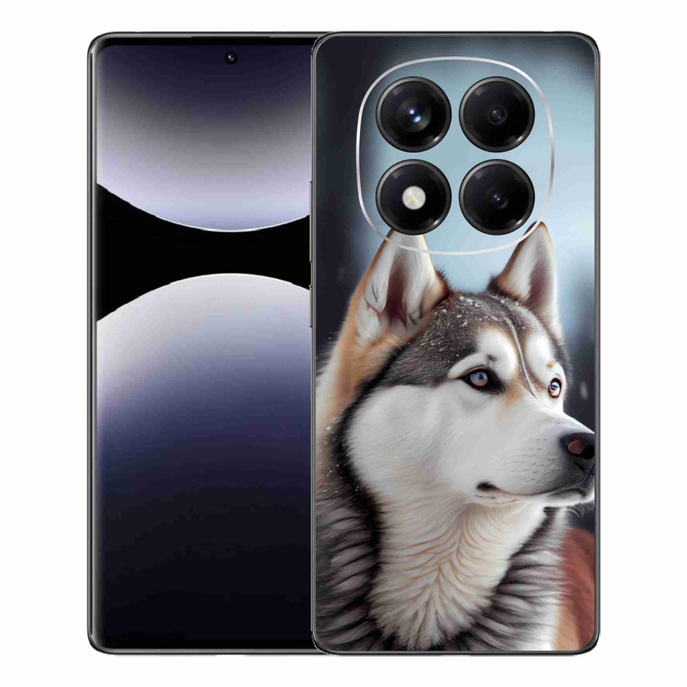 Gelový kryt mmCase na Xiaomi Redmi Note 14 Pro - sibiřský husky
