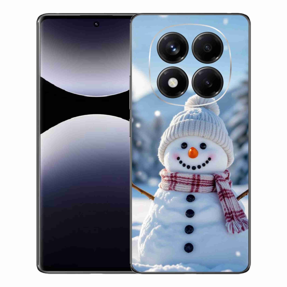 Gelový kryt mmCase na Xiaomi Redmi Note 14 Pro - sněhulák 3