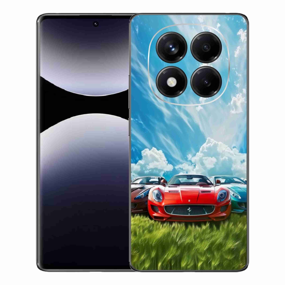 Gelový kryt mmCase na Xiaomi Redmi Note 14 Pro - sportovní vozy