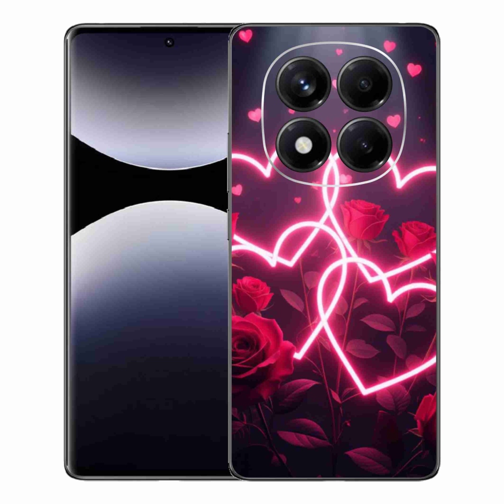 Gelový kryt mmCase na Xiaomi Redmi Note 14 Pro - srdce lásky