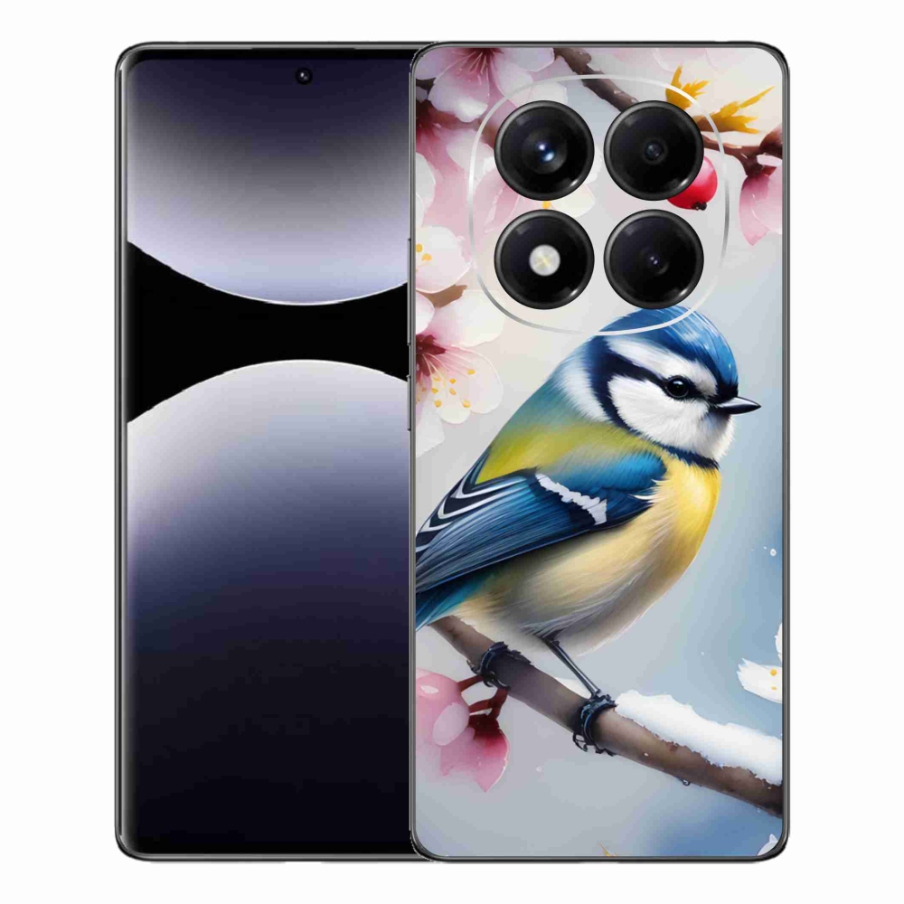 Gelový kryt mmCase na Xiaomi Redmi Note 14 Pro - sýkorka