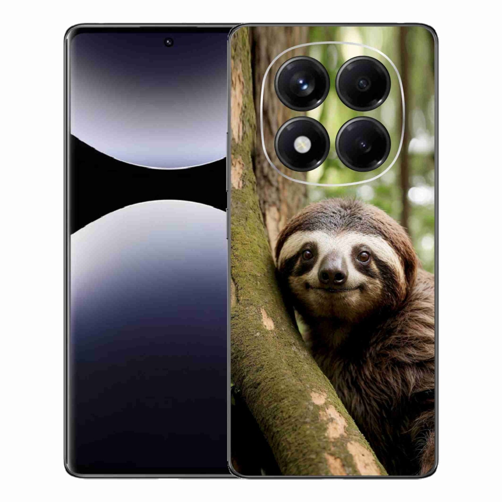 Gelový kryt mmCase na Xiaomi Redmi Note 14 Pro - usměvavý lenochod