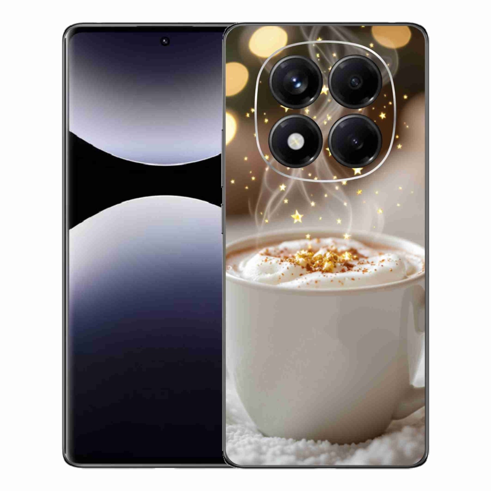 Gelový kryt mmCase na Xiaomi Redmi Note 14 Pro - vánoční horký nápoj
