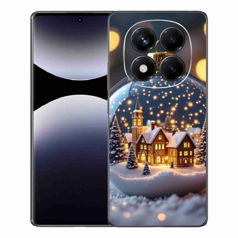 Gelový kryt mmCase na Xiaomi Redmi Note 14 Pro - vánoční koule 4