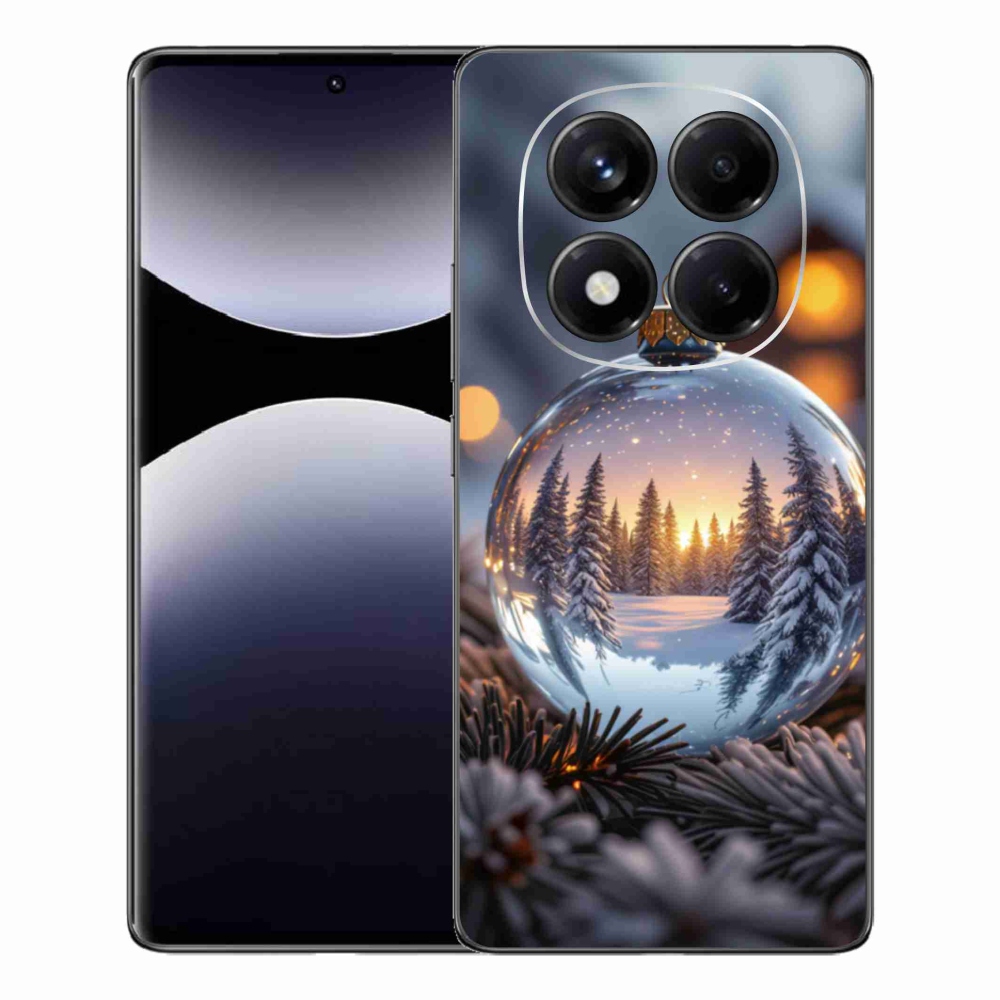 Gelový kryt mmCase na Xiaomi Redmi Note 14 Pro - vánoční ozdoba