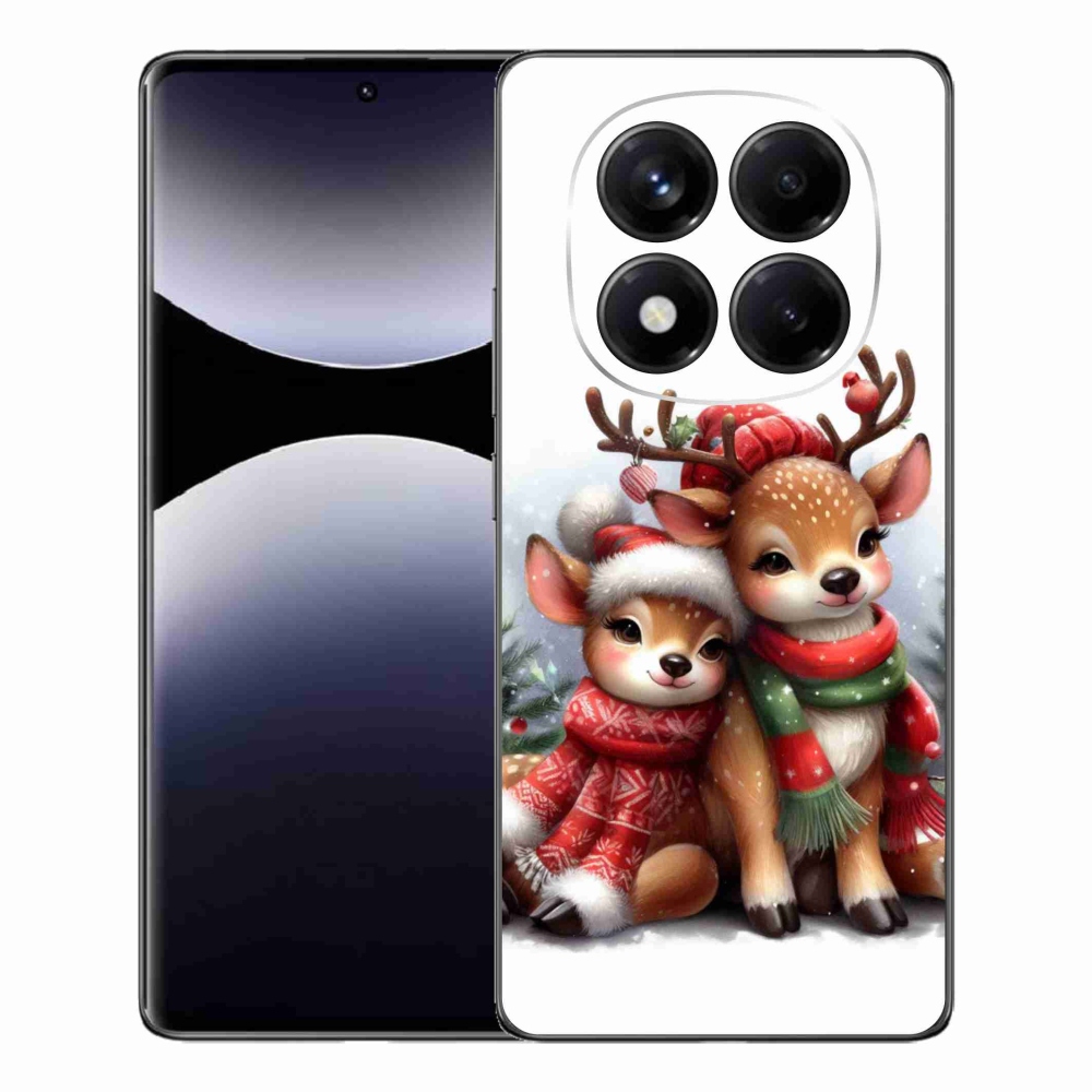 Gelový kryt mmCase na Xiaomi Redmi Note 14 Pro - vánoční sobi